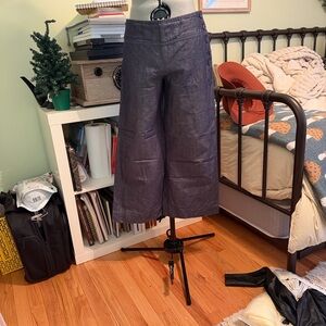 ANTHROPOLOGIE Cartonnier Wide Leg Denim Chambray pant